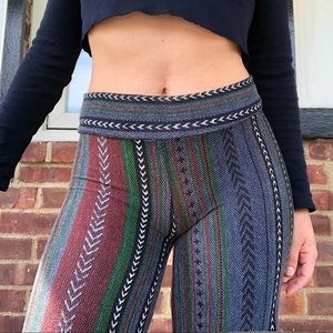 Vintage Stretchy Flared Pants